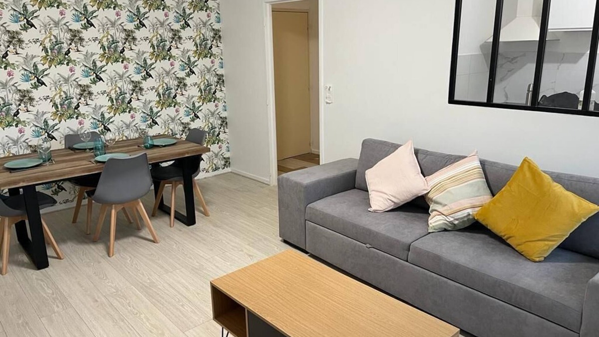 Patrotte Metz-Nord Apartment | Bel Appart Le Rousseau in Metz parking + free wifi