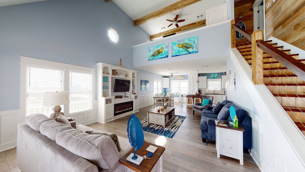 Gilchrist House | Bella Vista: 4 BR, 2 BA House in Gilchrist, Sleeps 16