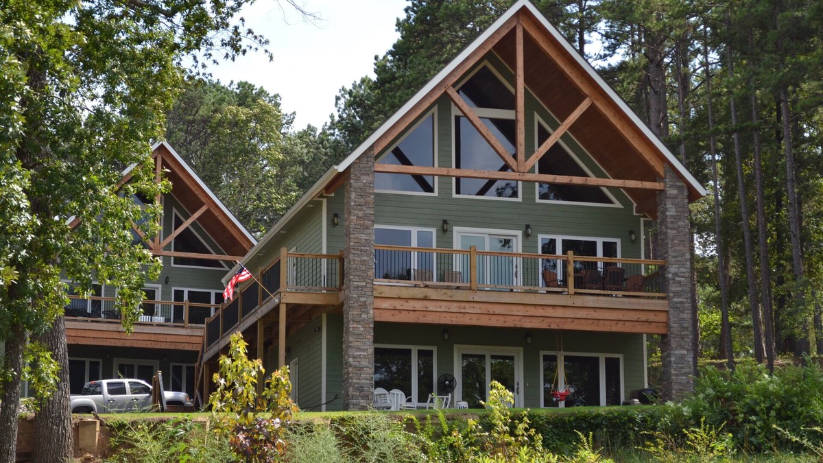 Greers Ferry Cabin | Bellawood Resort #1 Lakefront Cabin with Boat Slip - Unobstructed View!