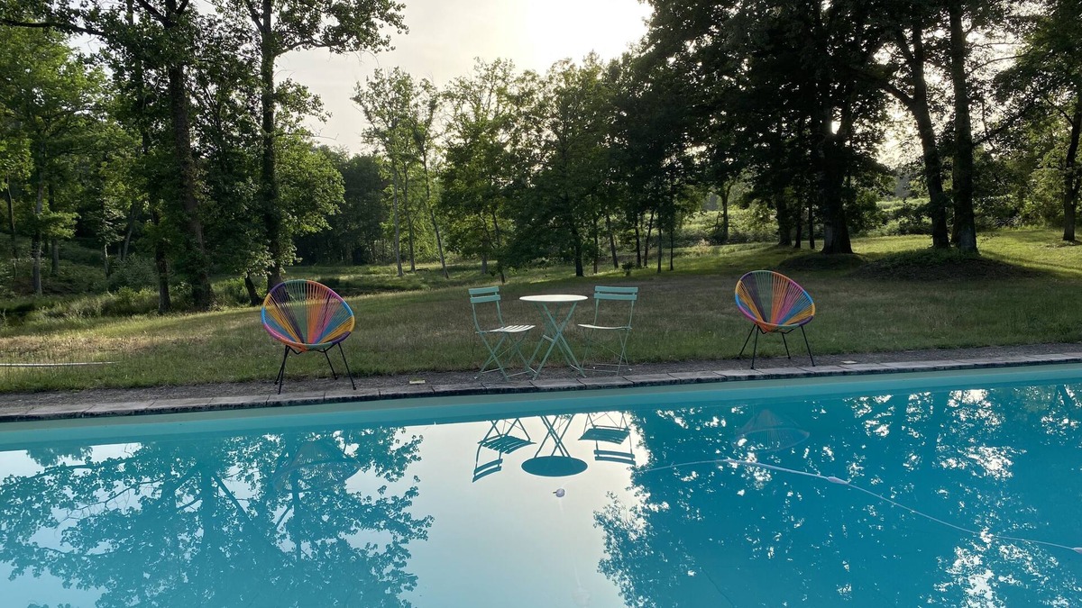 Bourriot-Bergonce House | Belle Landaise, swimming pool in the heart of the Landes de Gascogne Park of 4 hectares