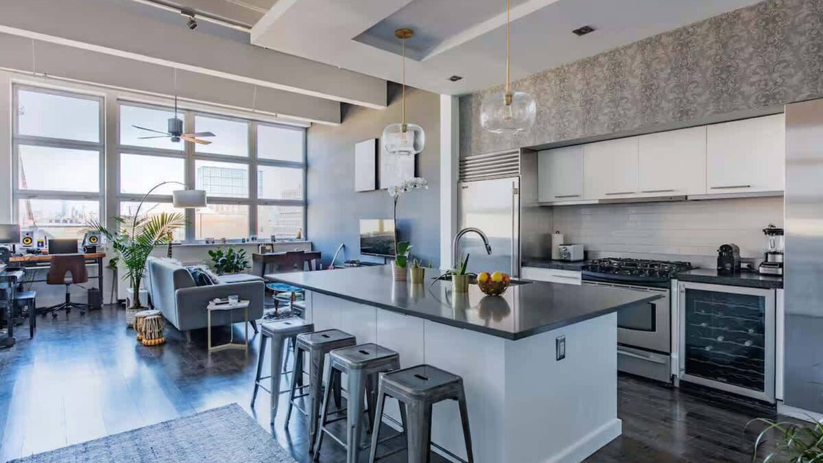 Williamsburg Apartment | Berry Loft IV by Rove | Loft w/Shared Gym, Rooftop