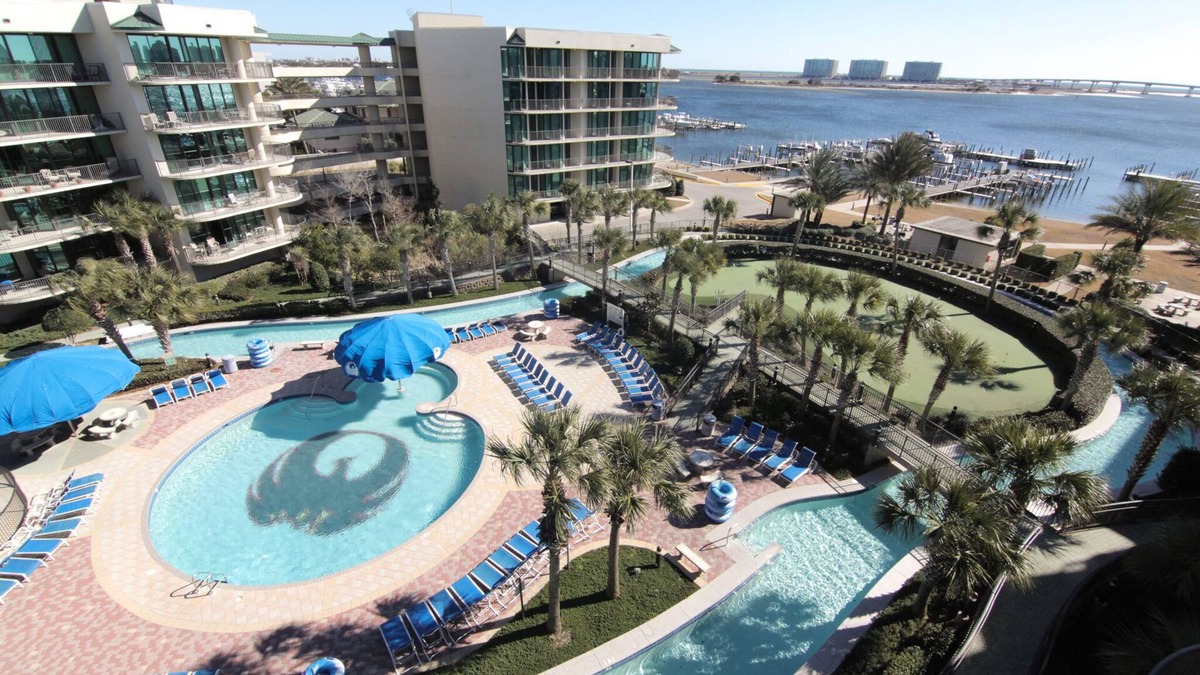 Orange Beach Condo | BEST 5th FLOOR VIEW @ PHOENIX ON BAY 2BR/2BA, Lazy River, Water Slide, Boat Slip