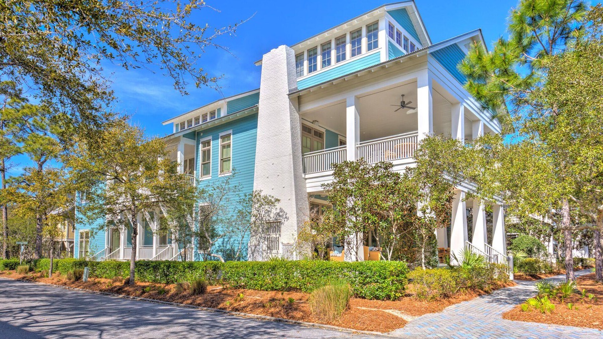 Watercolor House | Best Home, Front Porch & Location in Watercolor!