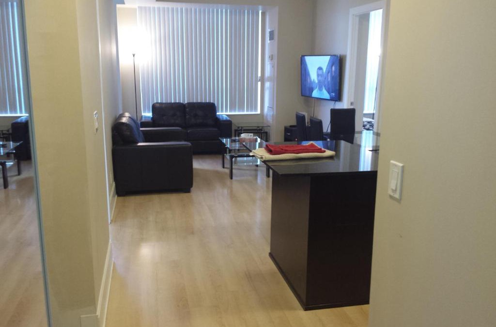 Downtown Mississauga Apartment | BEST LOCATION/SPECTACULAR VIEW 2 BEDROOMS FURNISHED CONDO S/L RENT
