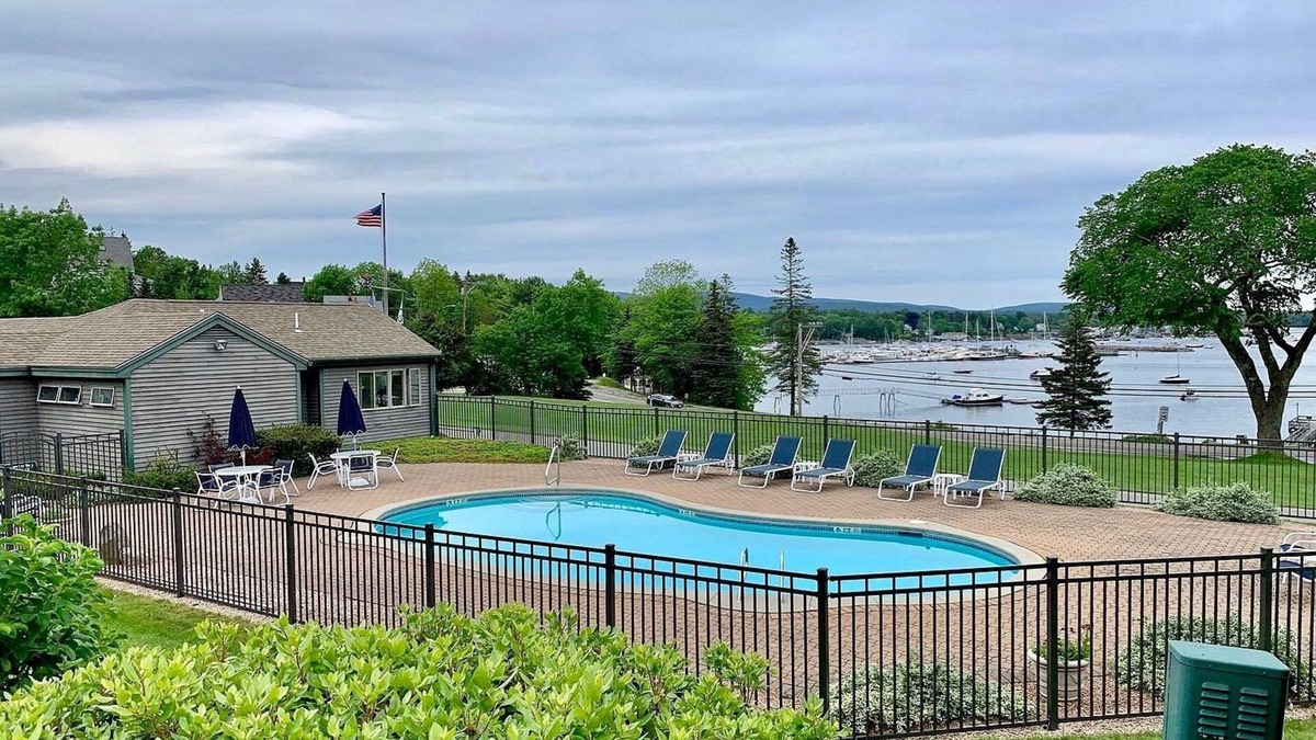 Southwest Harbor Condo | Best views on MDI - 2 bedroom 2 bath condo - waterfront with in ground pool