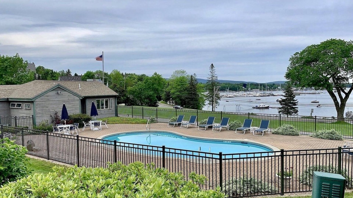 Southwest Harbor Condo | Best views on MDI - 2 bedroom 2 bath condo - waterfront with in ground pool