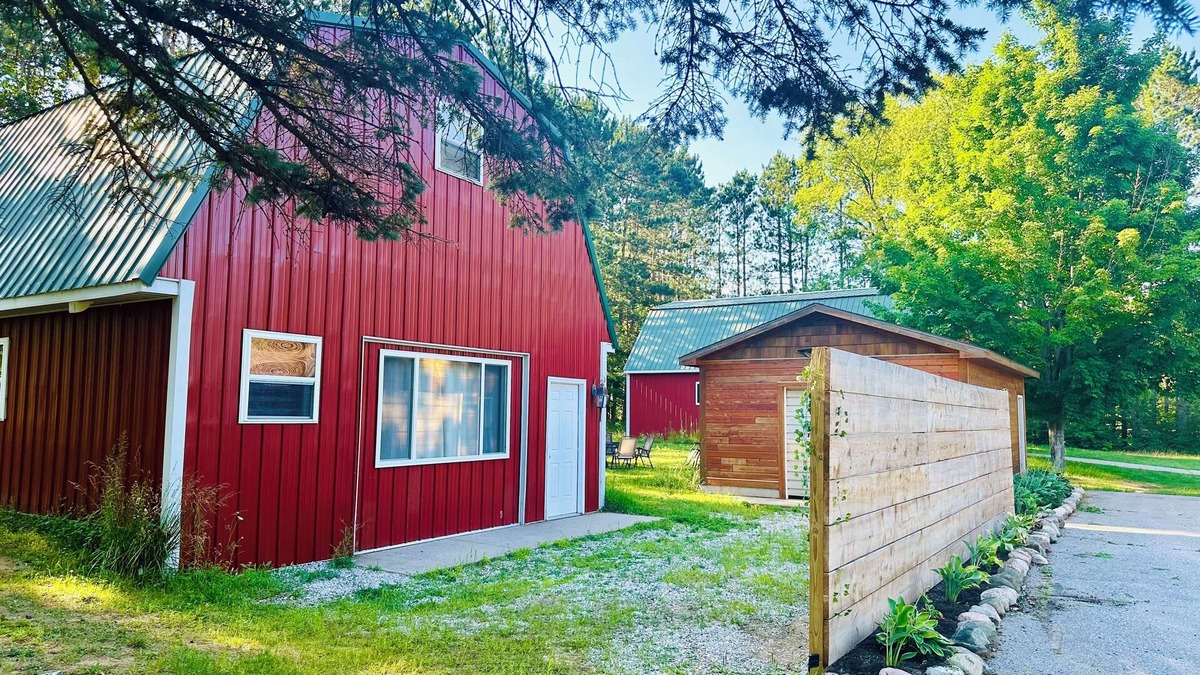 Interlochen House | Between Crystal Mountain & TC - Barn - Guest house on 10acres. Pet-friendly!