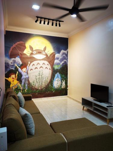 Bidor House | Bidor Totoro and One piece animation house