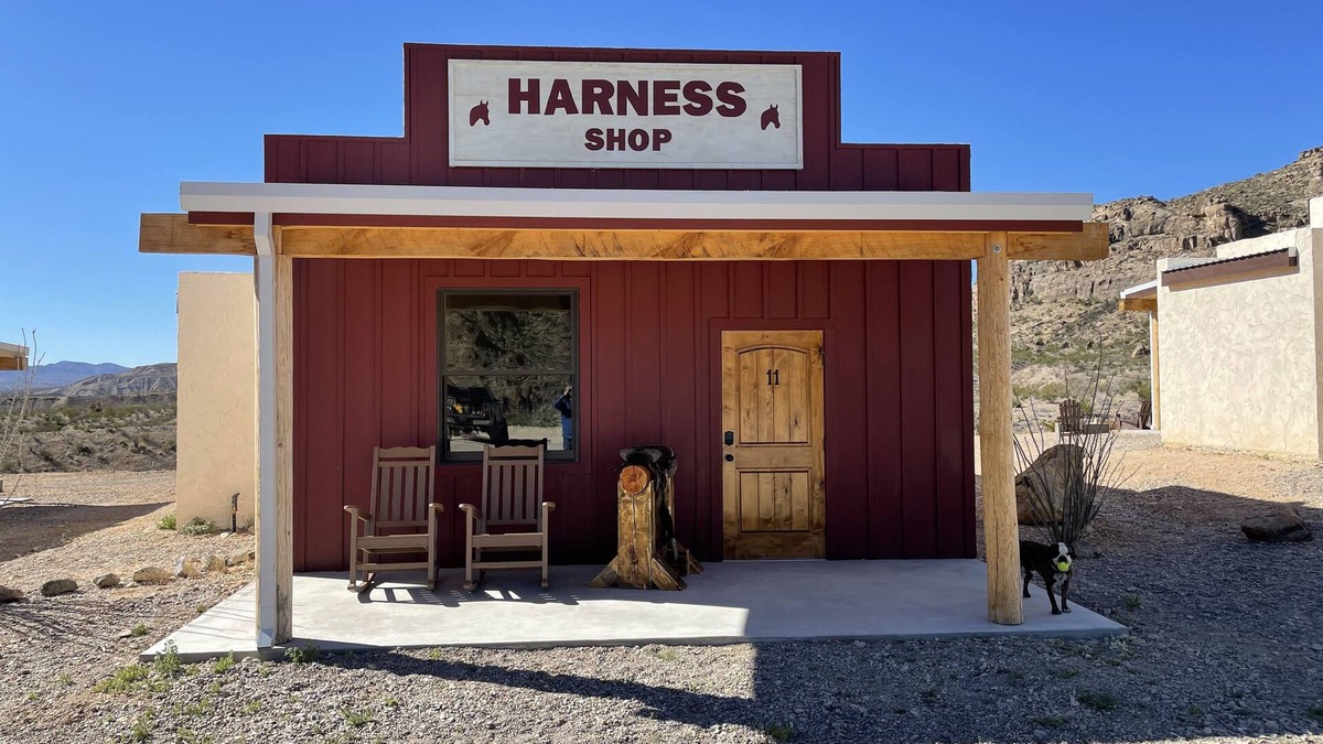 Terlingua Hotel | Big Bend Lodging at Ten Bits Ranch | Room #11 (Harness Shop)