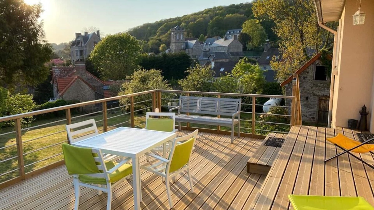 Saint-Jean-le-Thomas House | Big House Bay of Mont Saint Michel close to the sea, St Jean Thomas