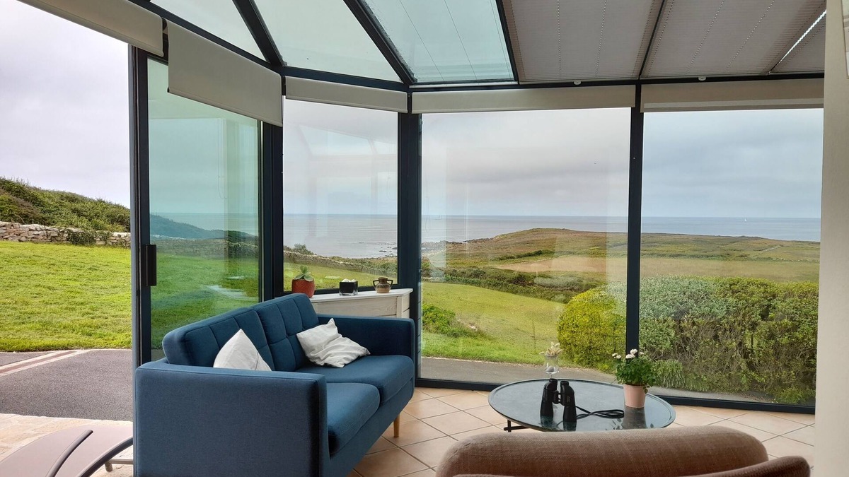 Esquibien Villa | Big house with panoramic view at the sea, direct beach