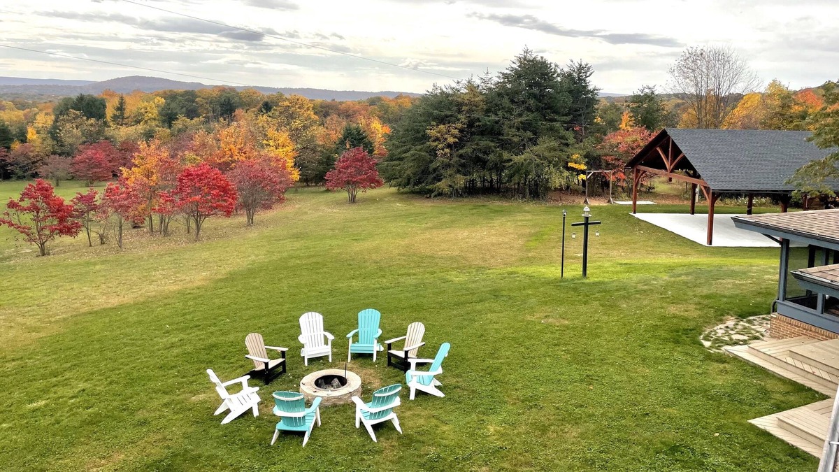 Warfordsburg House | Big House with Pickle Ball Court under a Wedding Pavilion