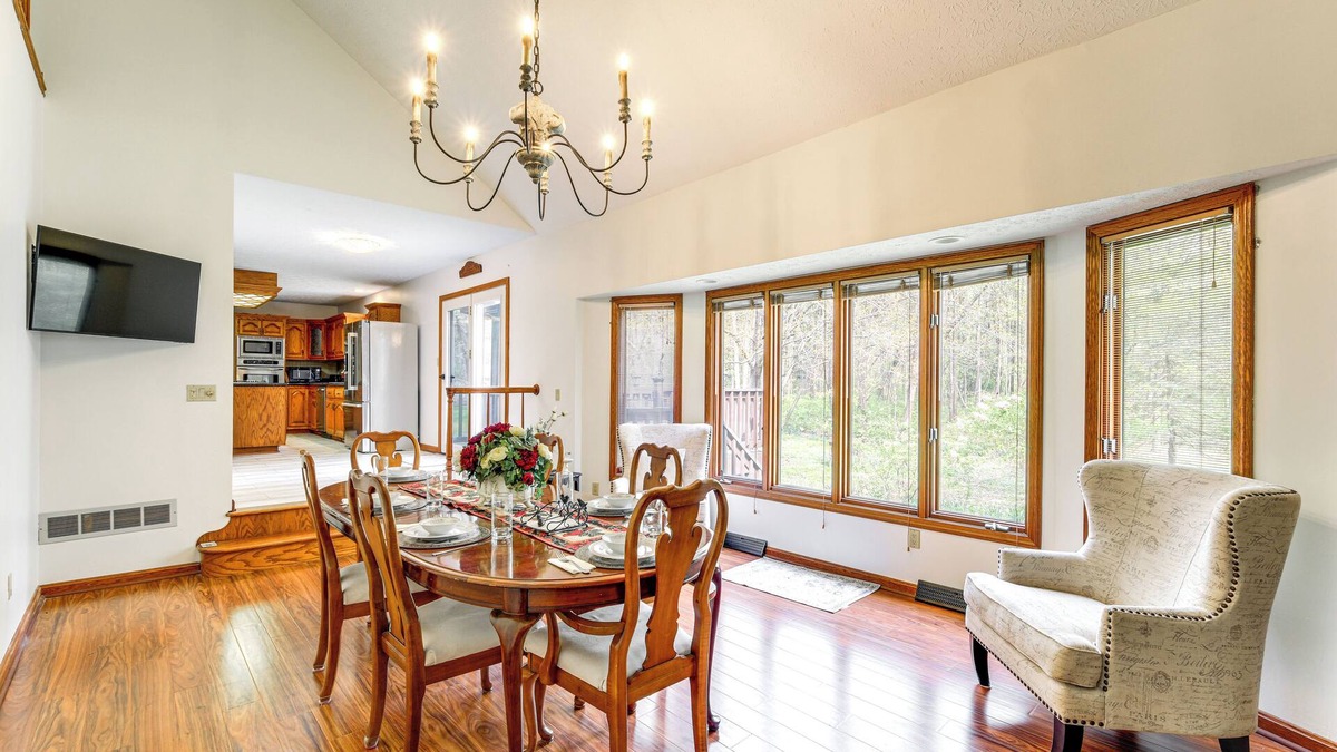 Mogadore House | Bike, Fish, Golf & More: Stately Tudor in Mogadore
