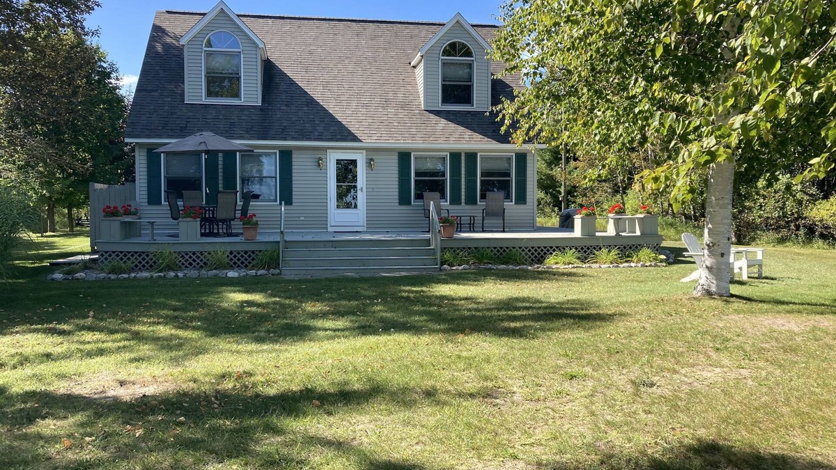Lake Township Cottage | BIRCH POINT on LONG LAKE-AWESOME WATERFRONT SETTING-SLEEPING BEAR DUNES