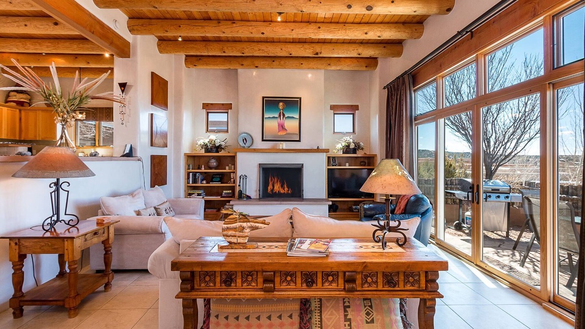 Tesuque House | Bishop's Villa K | Fireplaces, Patio, Pool Access