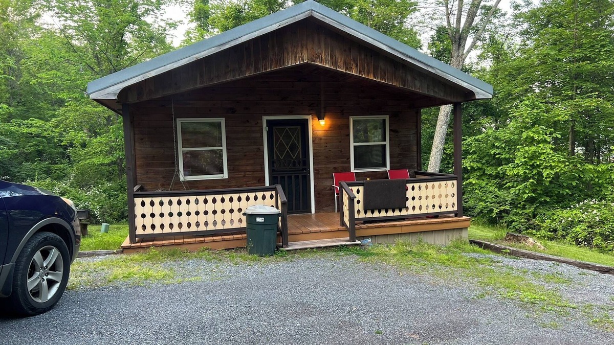 Robertsdale Cabin | Bitter Goose Cabin - Private, Sleeps 6, Fire Pit, Swimming Pool, 15 minutes to Lake Raystown