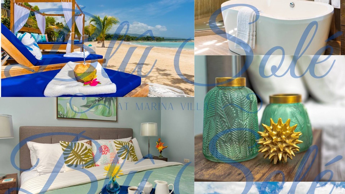 St. Ann's Bay Villa | Blû Solé - Smart Home w/Private Beach, Butler, Rooftop w/Fire-pit, Pool, Chef!