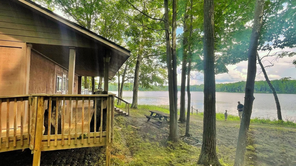 Lupton Cabin | Black Bear Lodge with Lake View