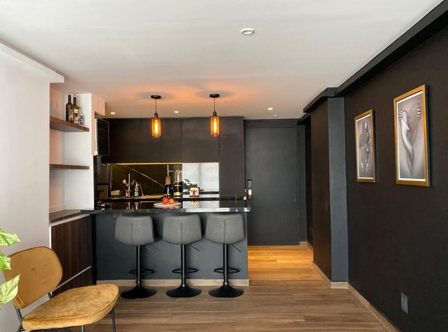 Colonia Cuauhtemoc Apartment | Black Loft. Moderno y nuevo, súper ubicado.