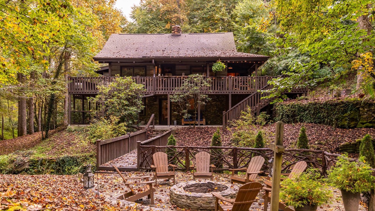Apple Ridge Cabin | Blackberry Creek Cabin - Updated Creekside Haven with Fire Pit and Swimming Holes
