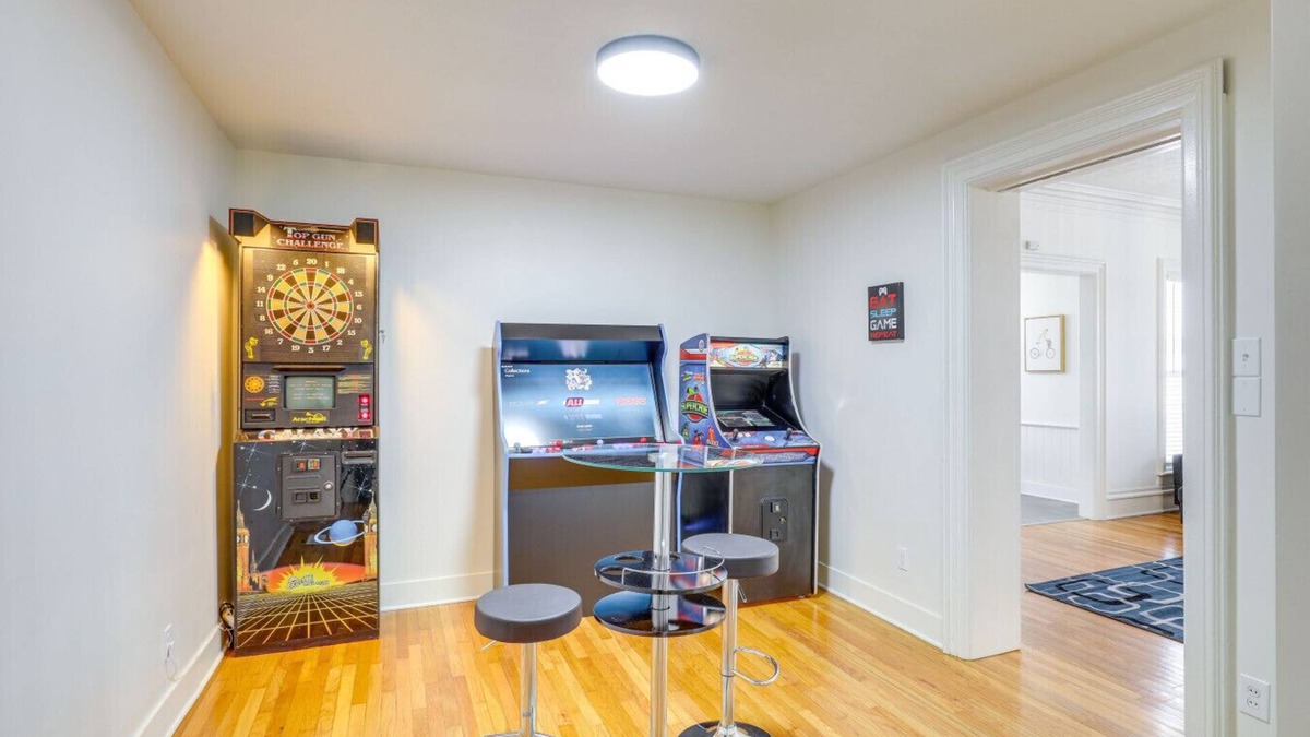 Blair House | Blair Escape | Pet-Friendly Lodge w/Game Room & Fireplace
