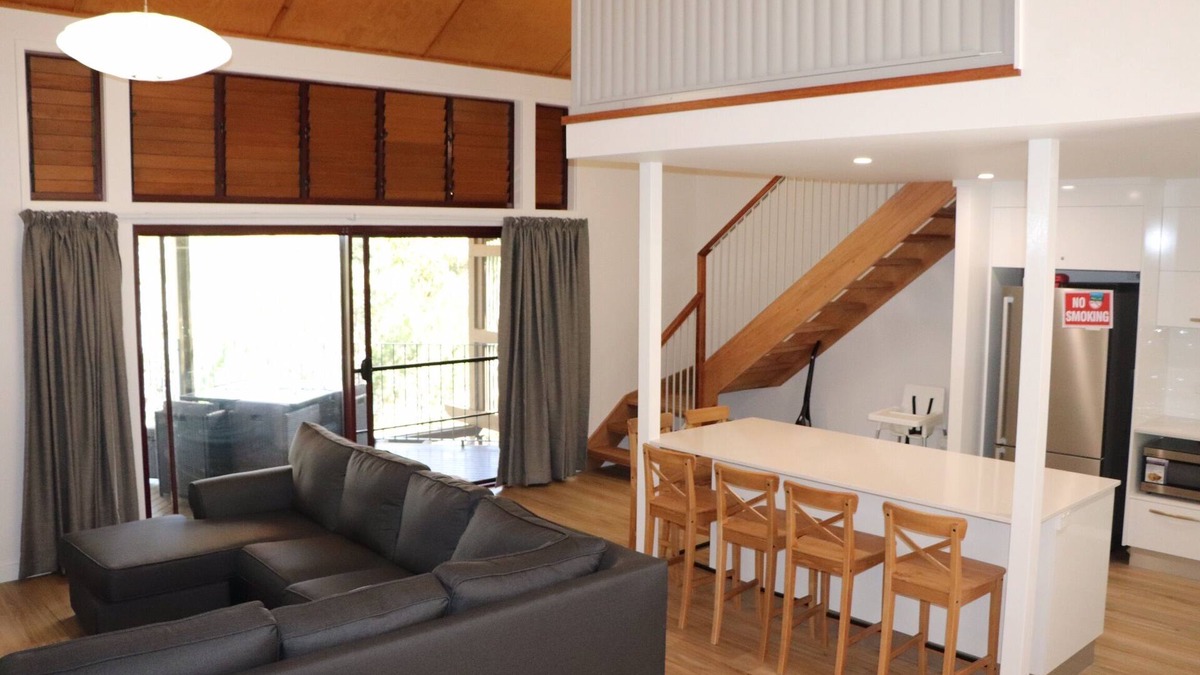 Fraser Island Villa | Blissful Banksia 534 Ocean views, 3 bed,2 bathroom,2 decks at Kingfisher Bay