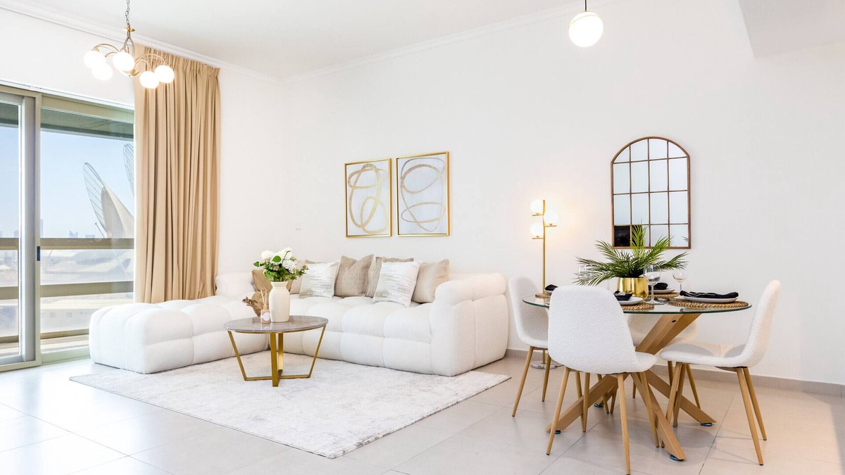 Saadiyat Cultural District Apartment | Bloomfields 1Br Azure Stay Ajwan Soul Beach Access