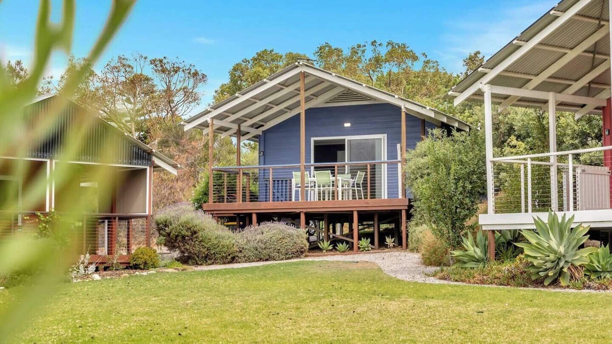 Aldinga Beach House | Blue Cabin Bliss at Aldinga Bay Holiday Village
