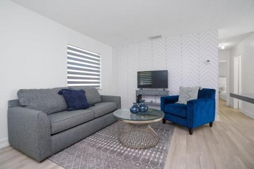 Cutler Bay House | Blue Door Duplex Renovated Parking and Designed