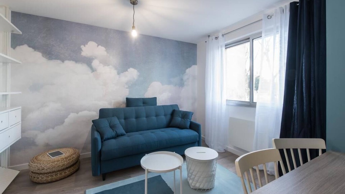 Villeurbanne Apartment | "blue Dream"- Studio Cosy, Propre, Déco Sympa, Juste en Face de L'insa/doua