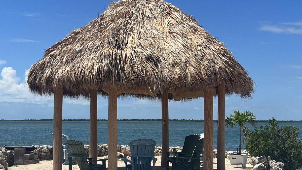 Big Torch Key House | Blue Fish Point: Tranquil, Luxurious Waterfront Oasis, Amazing Sunsets, Pool, Tikis, Dock & Dogs OK!