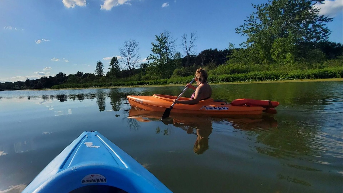 Edmore House | Blue Heron Point: Private Lakefront, Hot Tub, Kayaks!
