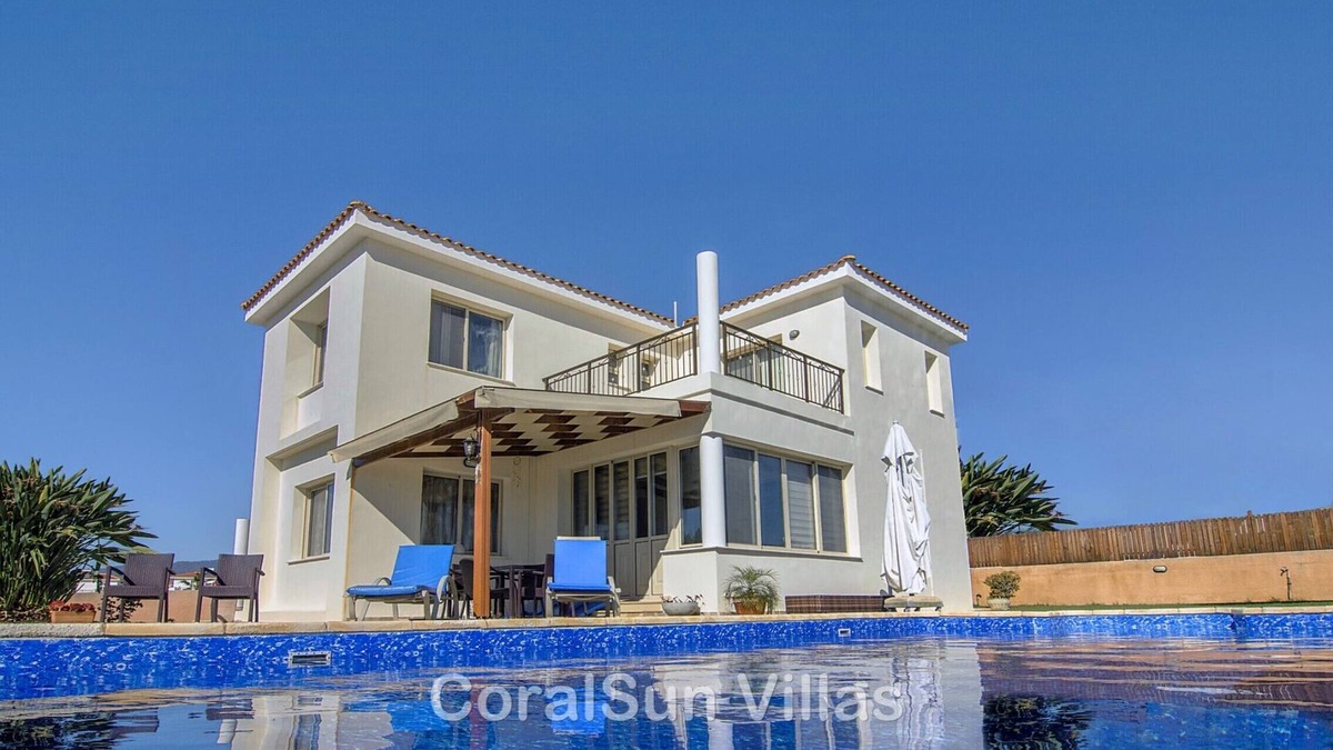 Argaka Villa | BLUE SEA - 1st Line Gorgeous Villa, Large Pool, Near to Amenities Polis Paphos
