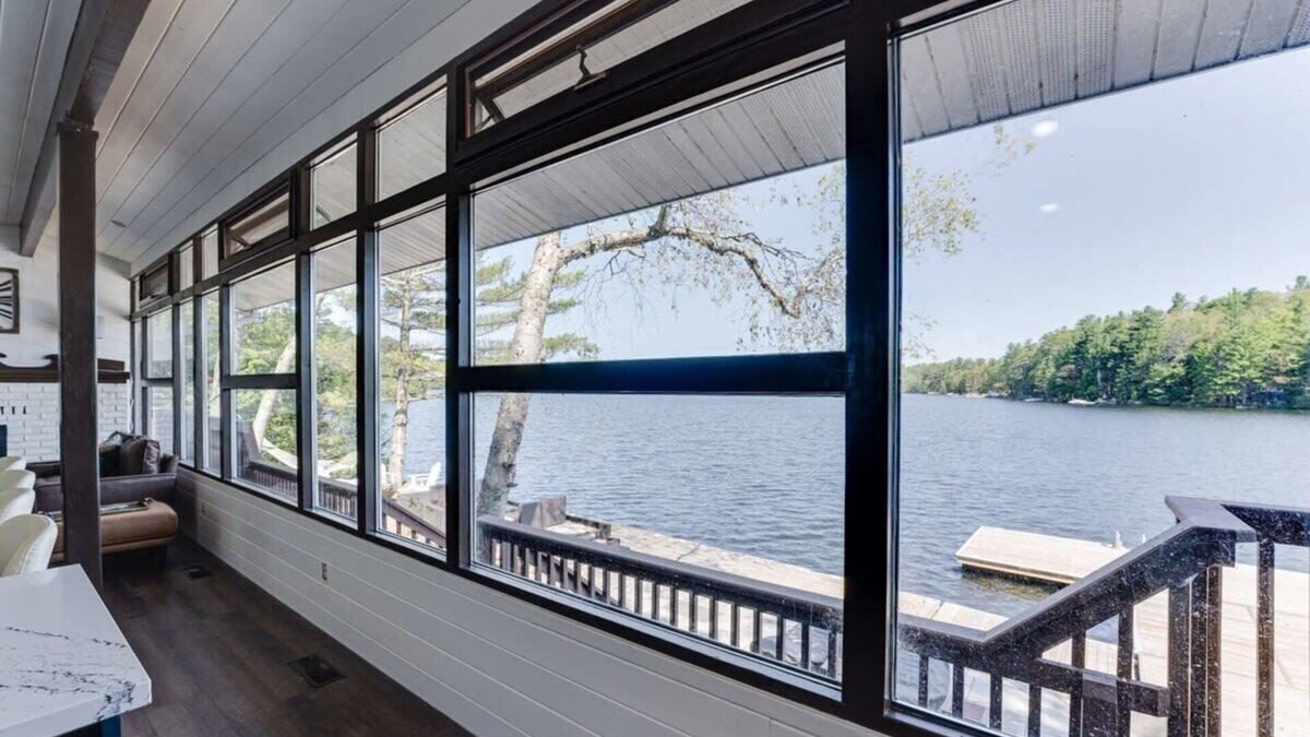 Torrance House | Blue Skies - Gorgeous sunsets off the dock!