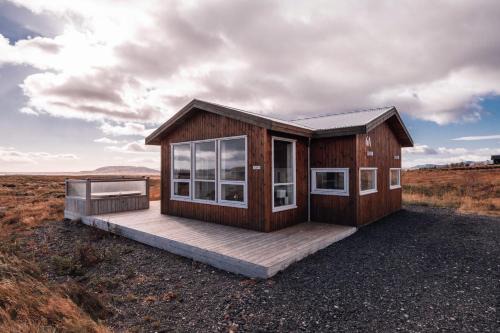 Reykholt House | Blue View Cabin 6A With private hot tub