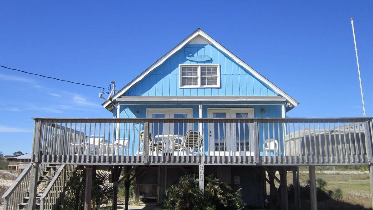 St. George Island Cottage | BLUE WHALE on St. George Island, Florida