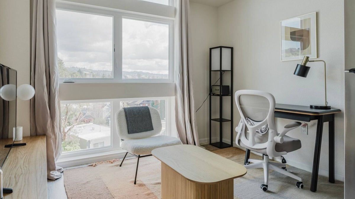 South Berkeley Apartment | Blueground | Berkeley, AC, w/d, nr UC Theatre