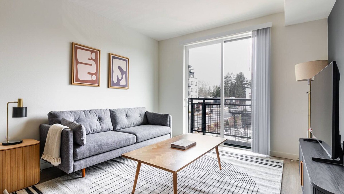 Federal Way Apartment | Blueground | Federal Way, AC, gym & bbq, nr parks