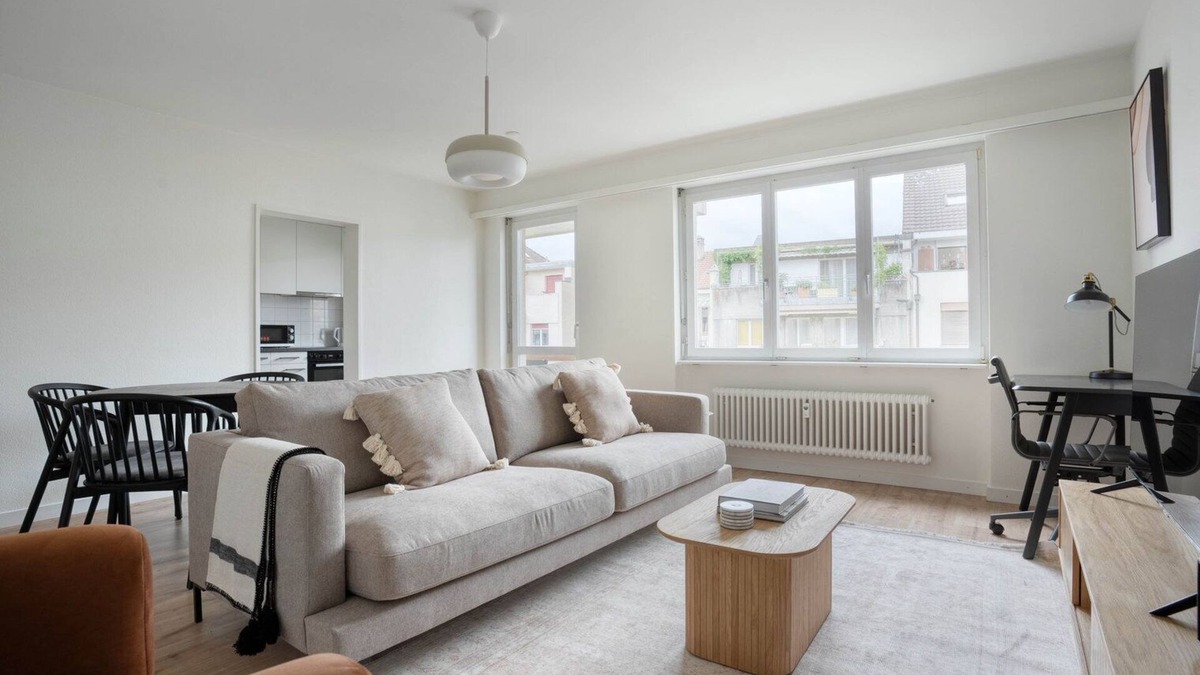 Iselin Apartment | Blueground | Iselin, storage & shared w/d, nr tram