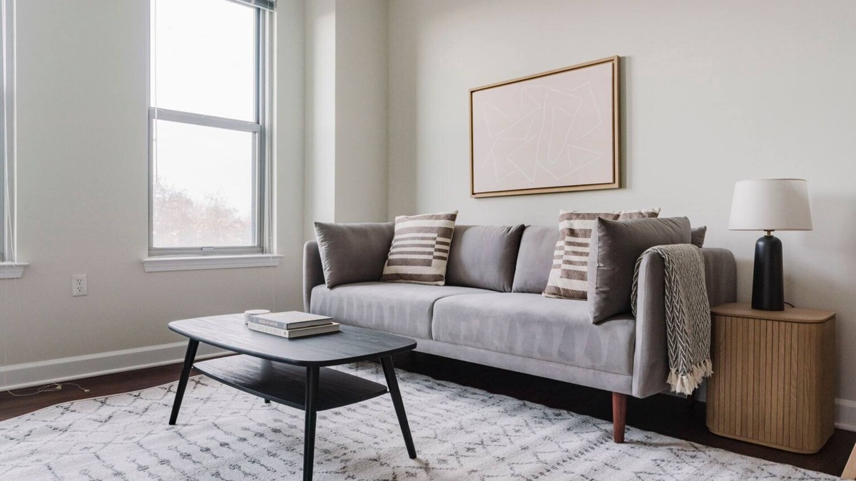 Shaw Apartment | Blueground | Shaw, pool & w/d, nr Convention Center