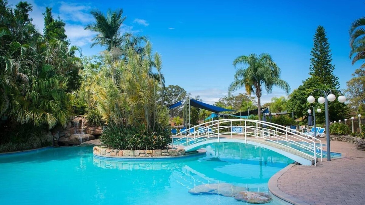 Coffs Harbour Apartment | Boambee Bay Resortnn2 bedroom, 2 bathroom, Sleeps 6nFantastic pool and BBQ arean