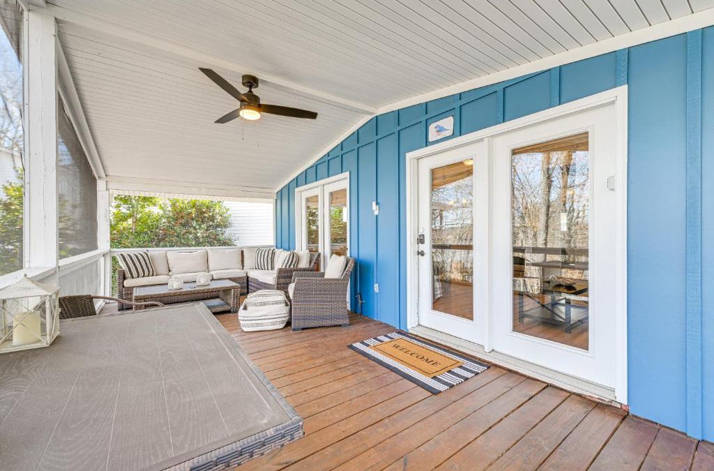 Norwood House | Boat Dock and Slip Waterfront Home on Lake Tillery!