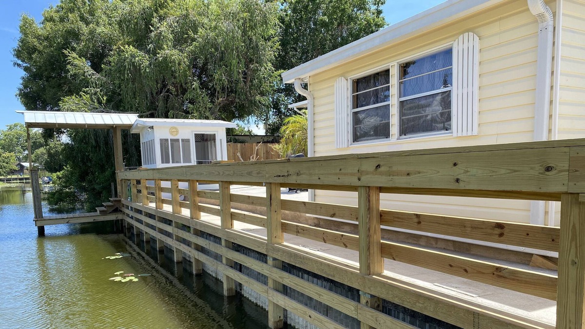 Buckhead Ridge House | Boat dock right out the door in Buckhead Ridge.