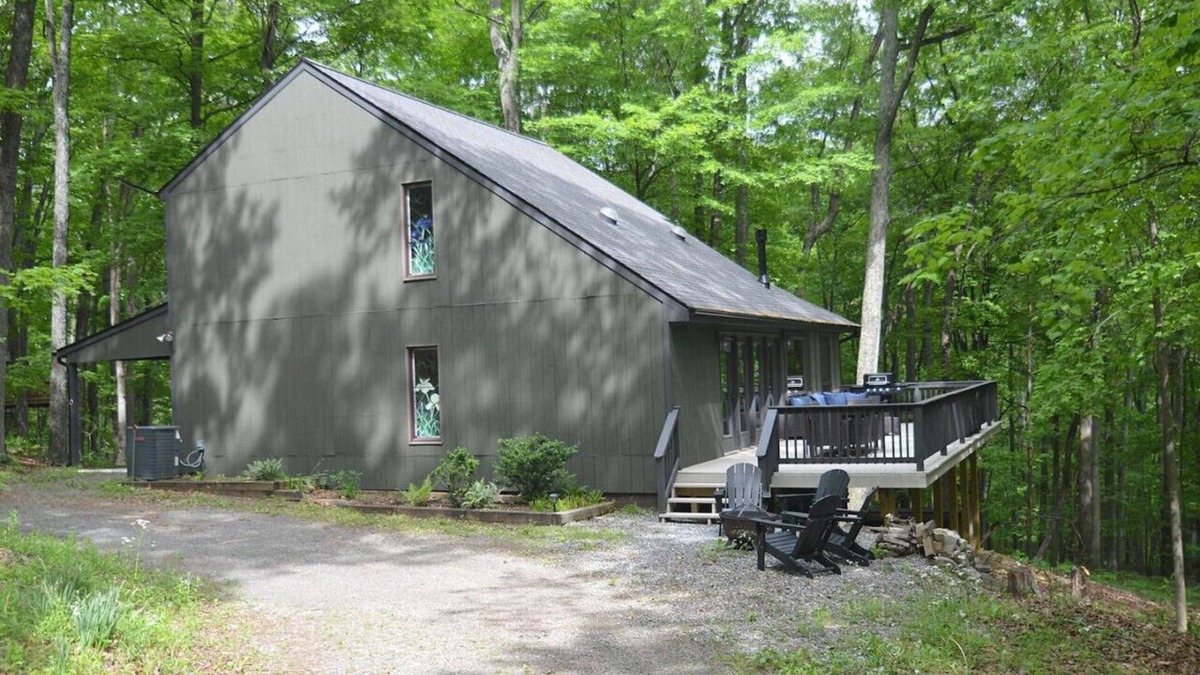Berkeley Springs House | Bobcat 22 - hot tub, wifi, pool access, pet friendly, game room, hiking, king