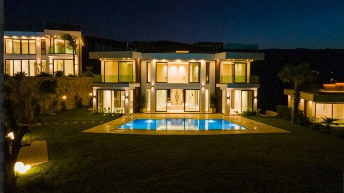 Golturkbuku Villa | Bodrum Golturkbuku Luxury Villa with Private Pool and Amazing Seaview