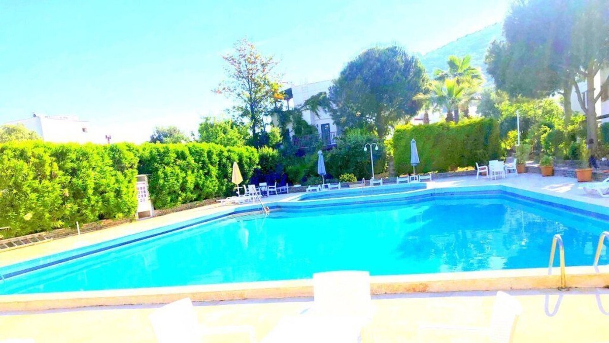 Torba Villa | Bodrum Torba 3 Bedrooms Shared Pool Duplex Villa with Garden