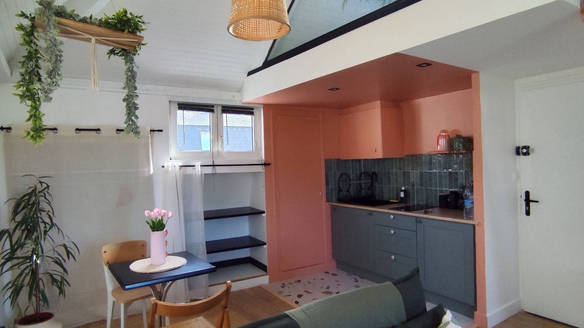 Lannilis Apartment | Bohemian studio close to beaches and hiking.
