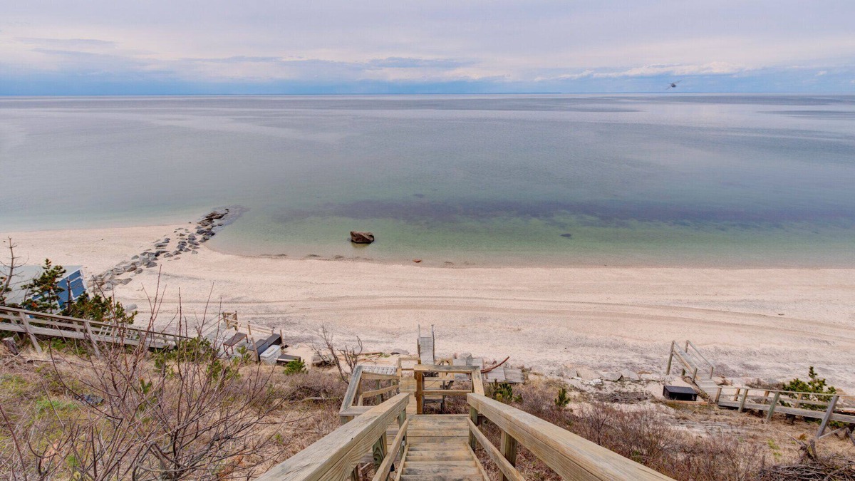 Baiting Hollow House | Bohemian-style home with beachfront access, open-floor plan, ample natural...