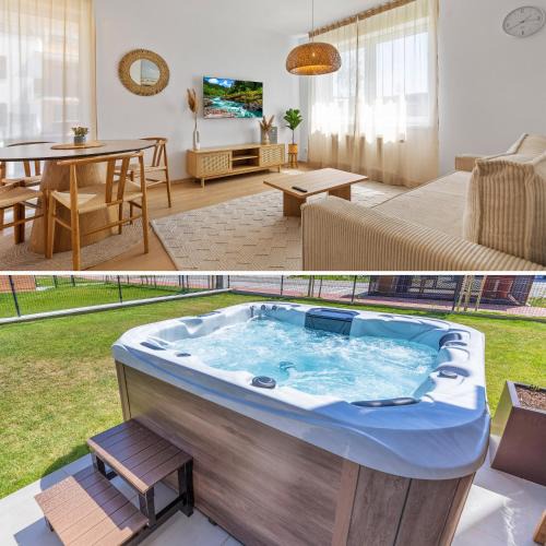 Modra Apartment | Boho Apt w Jacuzzi, Grill & Garden
