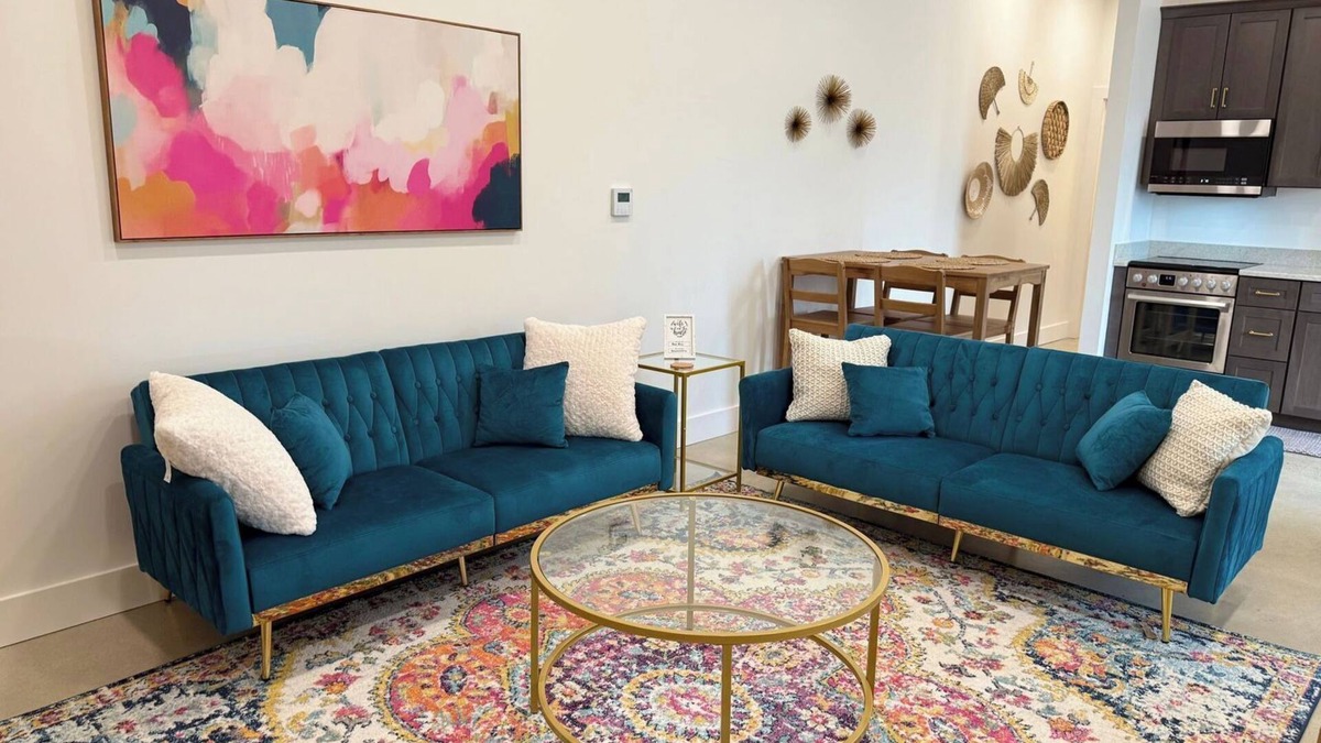 Pilot Mountain Apartment | Boho Bliss is a 1BR retreat in Mount Pilot Hideaways in Downtown Pilot Mountain